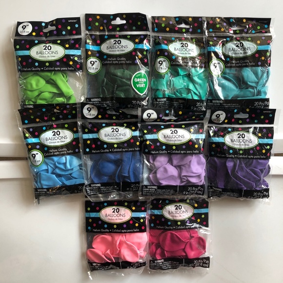 9” Latex Balloons - Picture 1 of 1